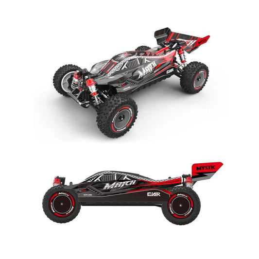 WLtoys 124010 RTR 1/12 Brushed Racing Car 2.4G 4WD 55km/h Off-Road Climbing Buggy - Red