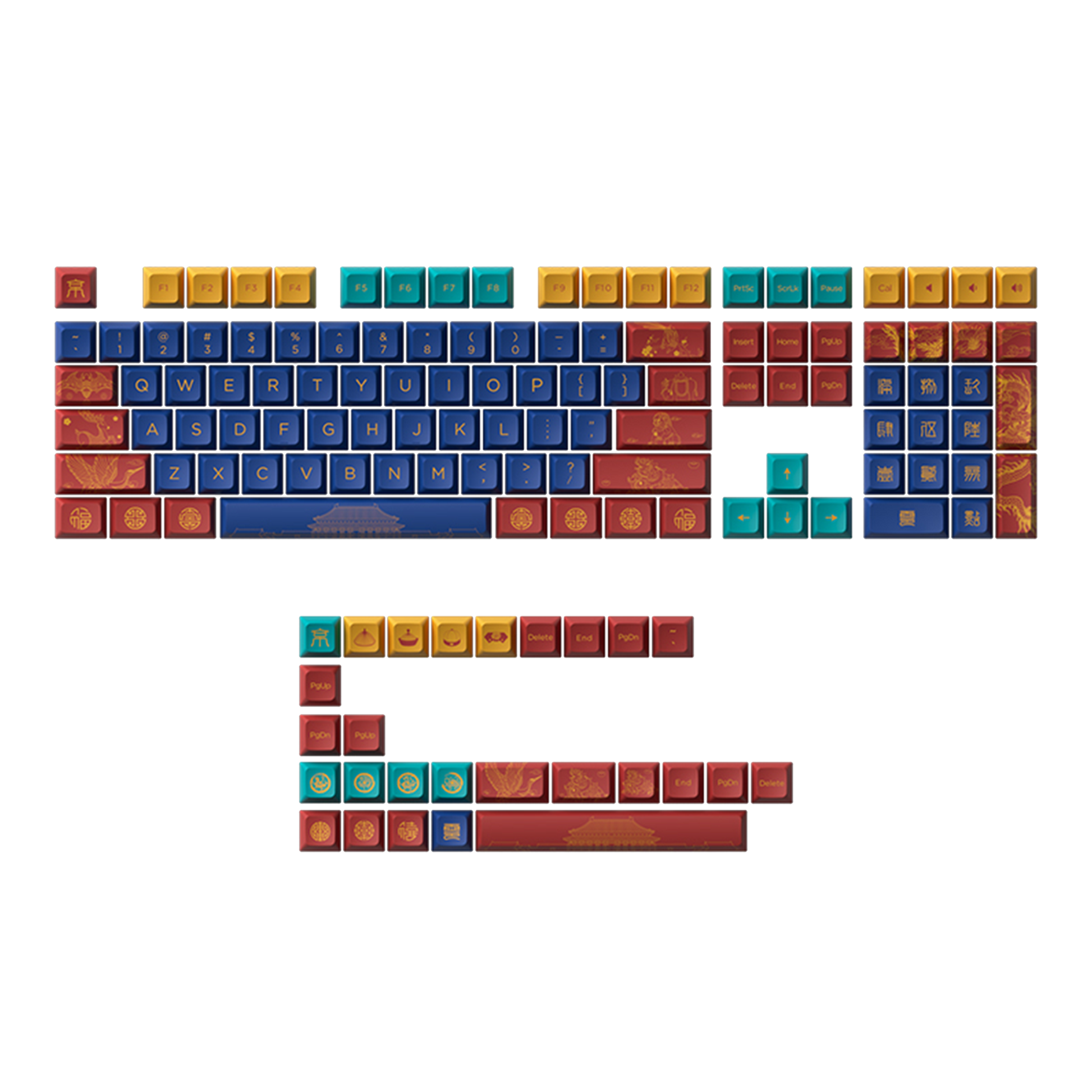 World Tour-Beijing Keycap Set (135-key) - JDA