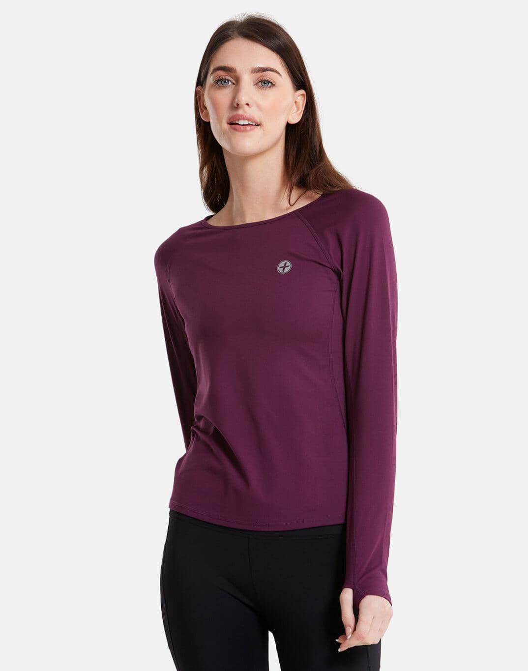 Advantage Long Sleeve in Sangria - XS/8 / Sangria