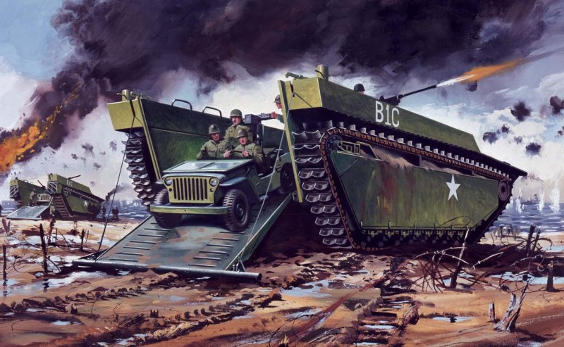 Buffalo Amphibian LVT & Jeep - Vintage Classics
