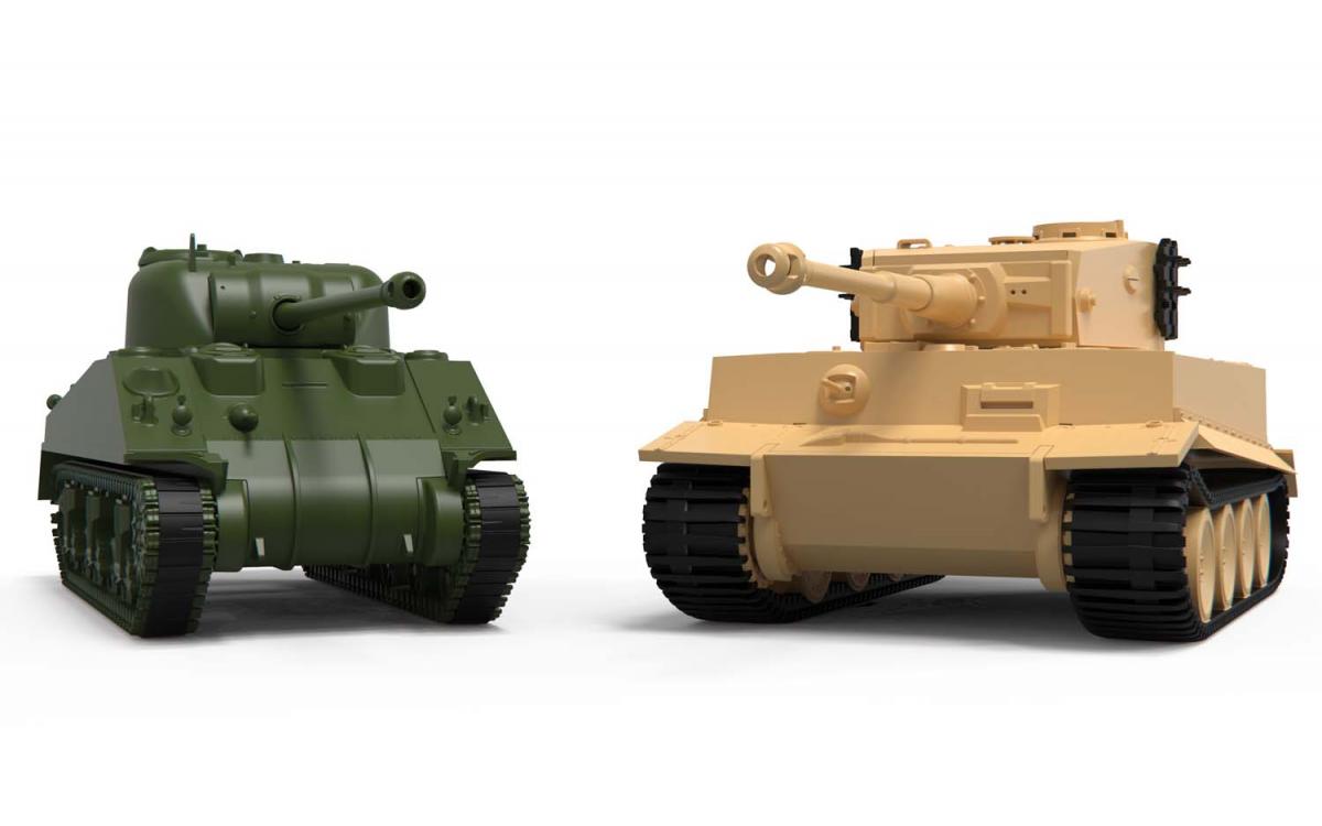 Classic Conflict - Tiger 1 vs Sherman Firefly