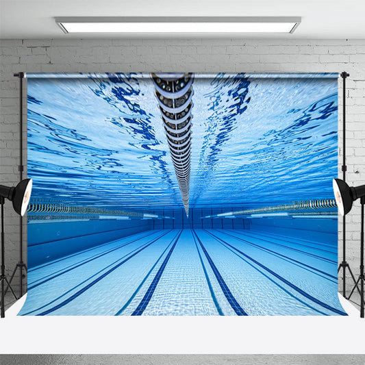 Underwater Swimming Pool Sports Photo Booth Backdrop - Aperturee