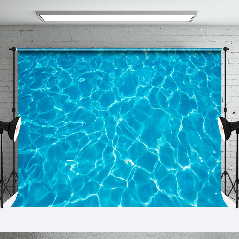 Water Ripples Swimming Pool Summer Photo Backdrop - Aperturee