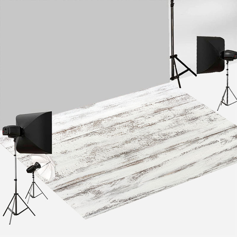 Aperturee Retro White Peeling Paint Wood Photo Floor Backdrop | Floor Photography Background | Floor Drops For Photography | Photography Floor Drops