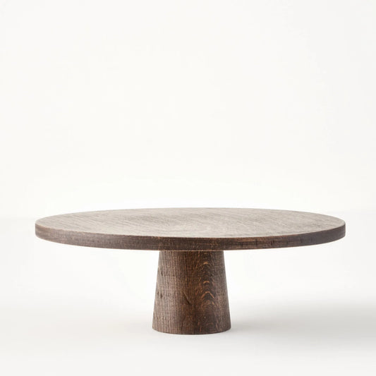 Aris Rustic Wood Cake Stand