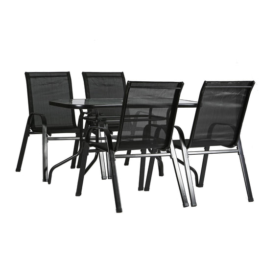 5 piece Sussex Rectangle Garden Furniture Set