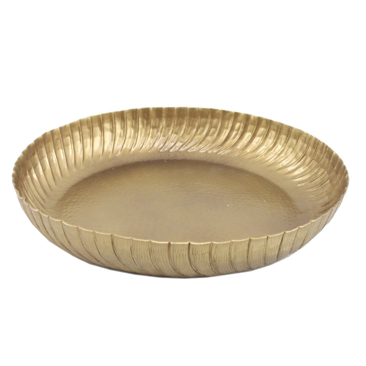 Orientalisches Tablett Loubna Gold - Mittel