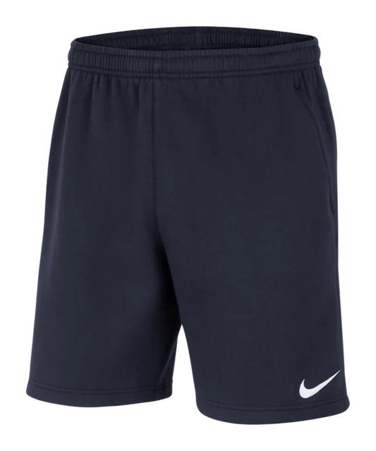 Nike Men's Fleece Park 20 Shorts in Obsidian-White-White - Comfortable and Versatile M Size Athletic Apparel