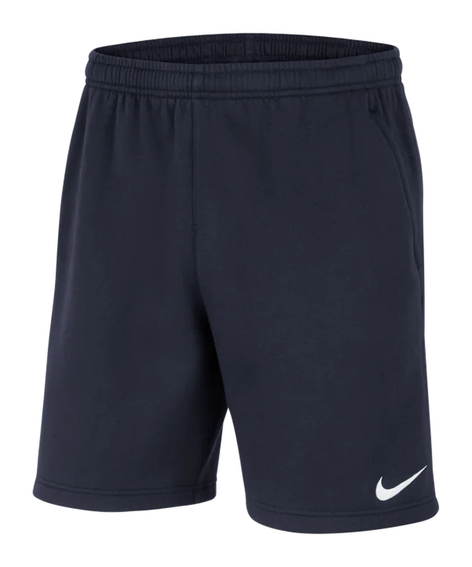 Nike Men's Fleece Park 20 Shorts in Obsidian-White-White - Comfortable and Versatile M Size Athletic Apparel