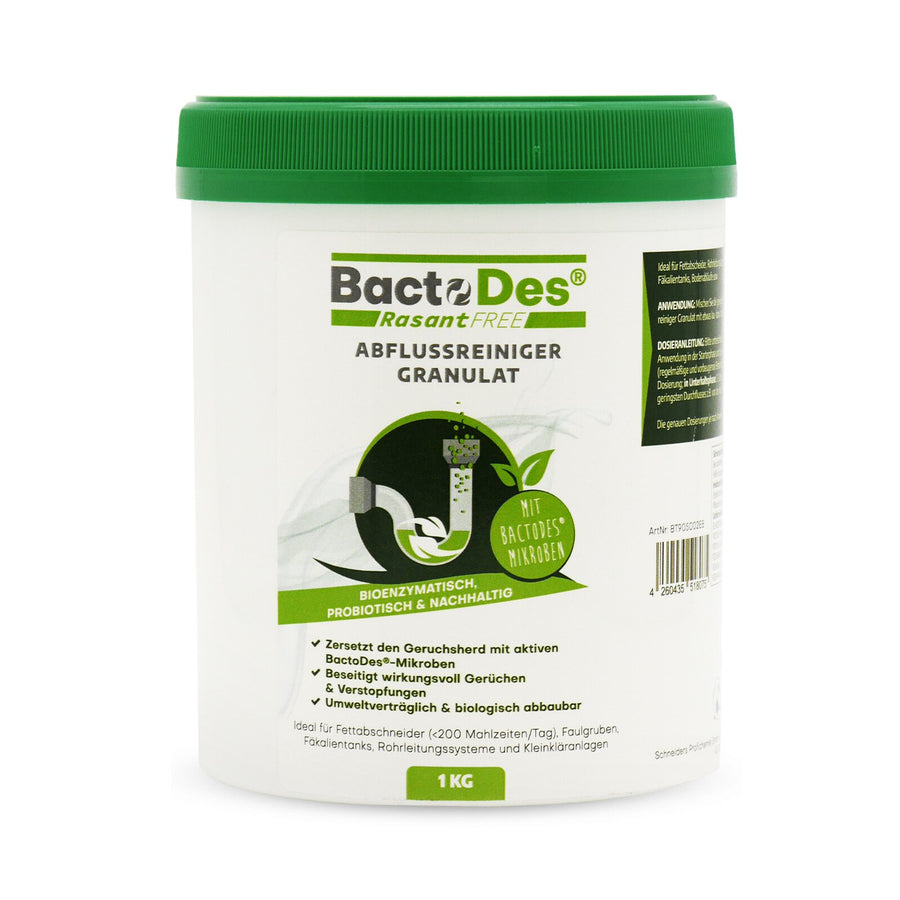 BactoDes® RasantFree Granulat - Abflussreiniger u. Bioaktivator