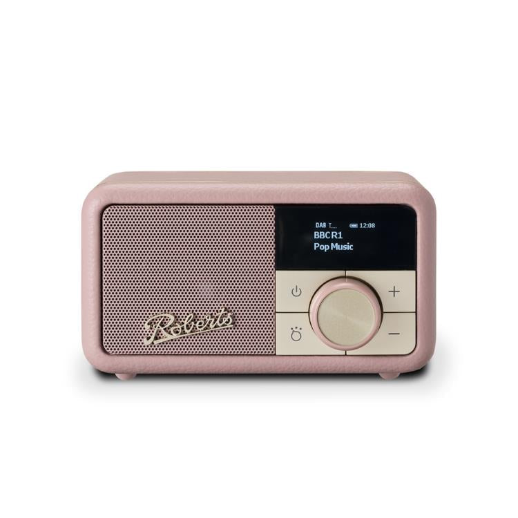 Roberts Revival Petite 2 DAB Radio & Portable Bluetooth Speaker in Dusky Pink
