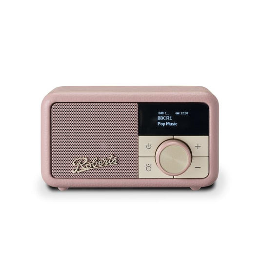 Roberts Revival Petite 2 DAB Radio & Portable Bluetooth Speaker in Dusky Pink