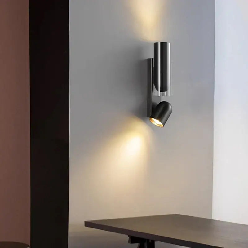 Copper Adjustable Wall Lamp - Gun Black