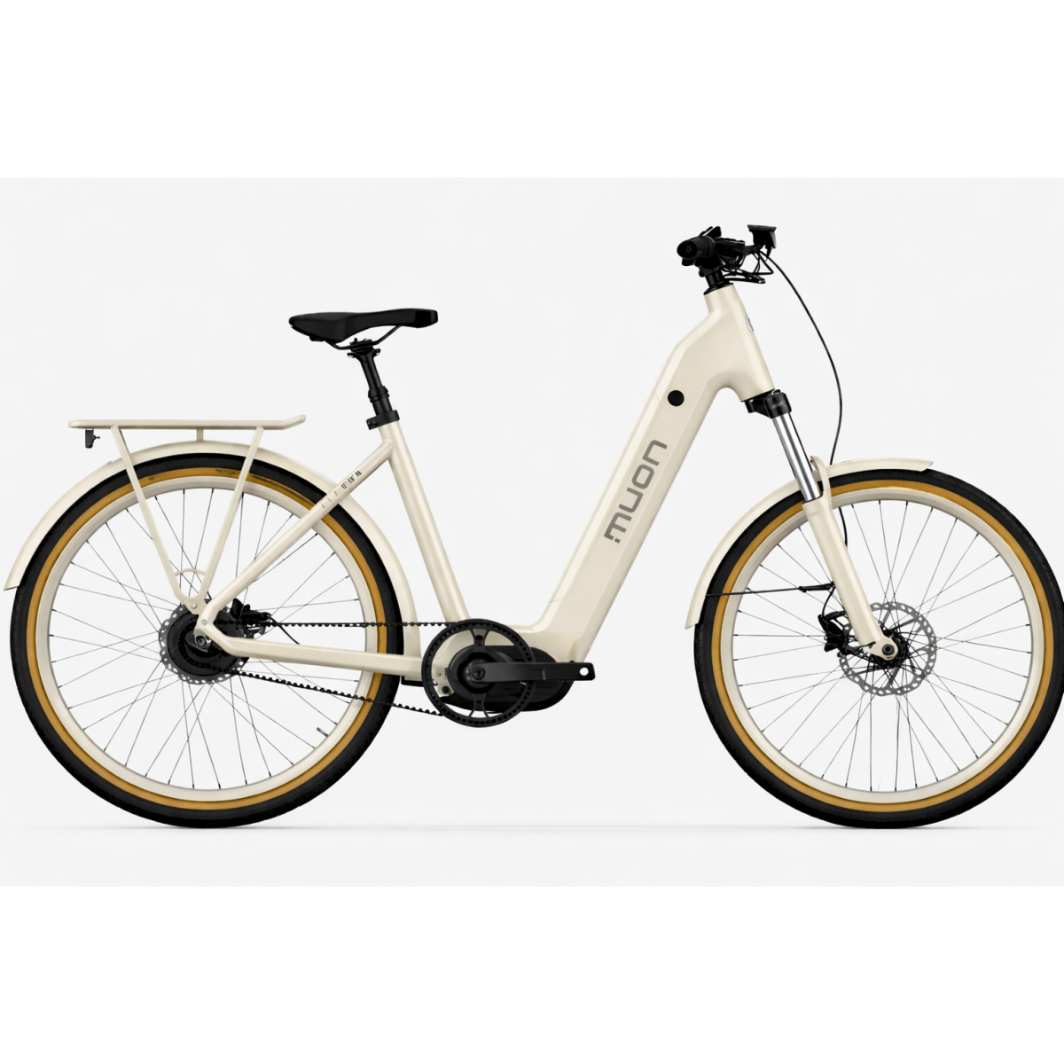 Madat Muon Lepton Premium Electric City Bike - Beige