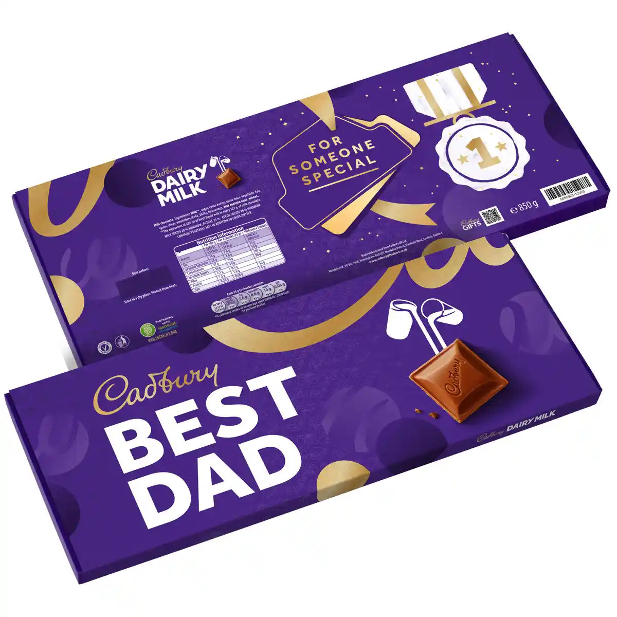 Cadbury Best Dad Dairy Milk XL Chocolate Bar 850g