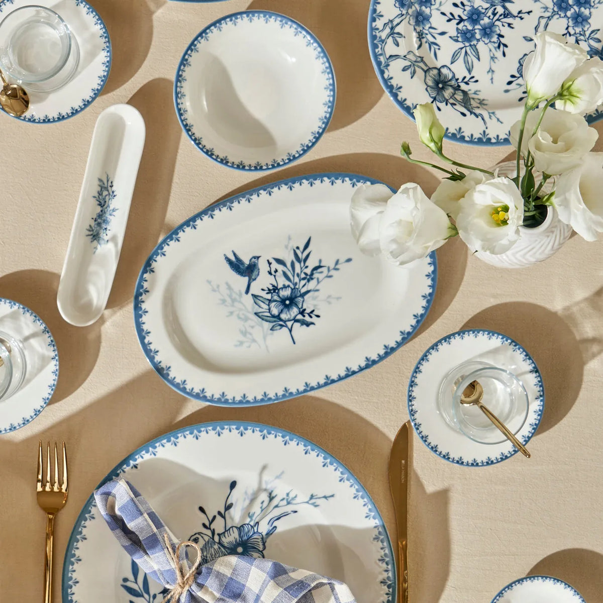 Bleu Blanc 26 Piece Breakfast Set