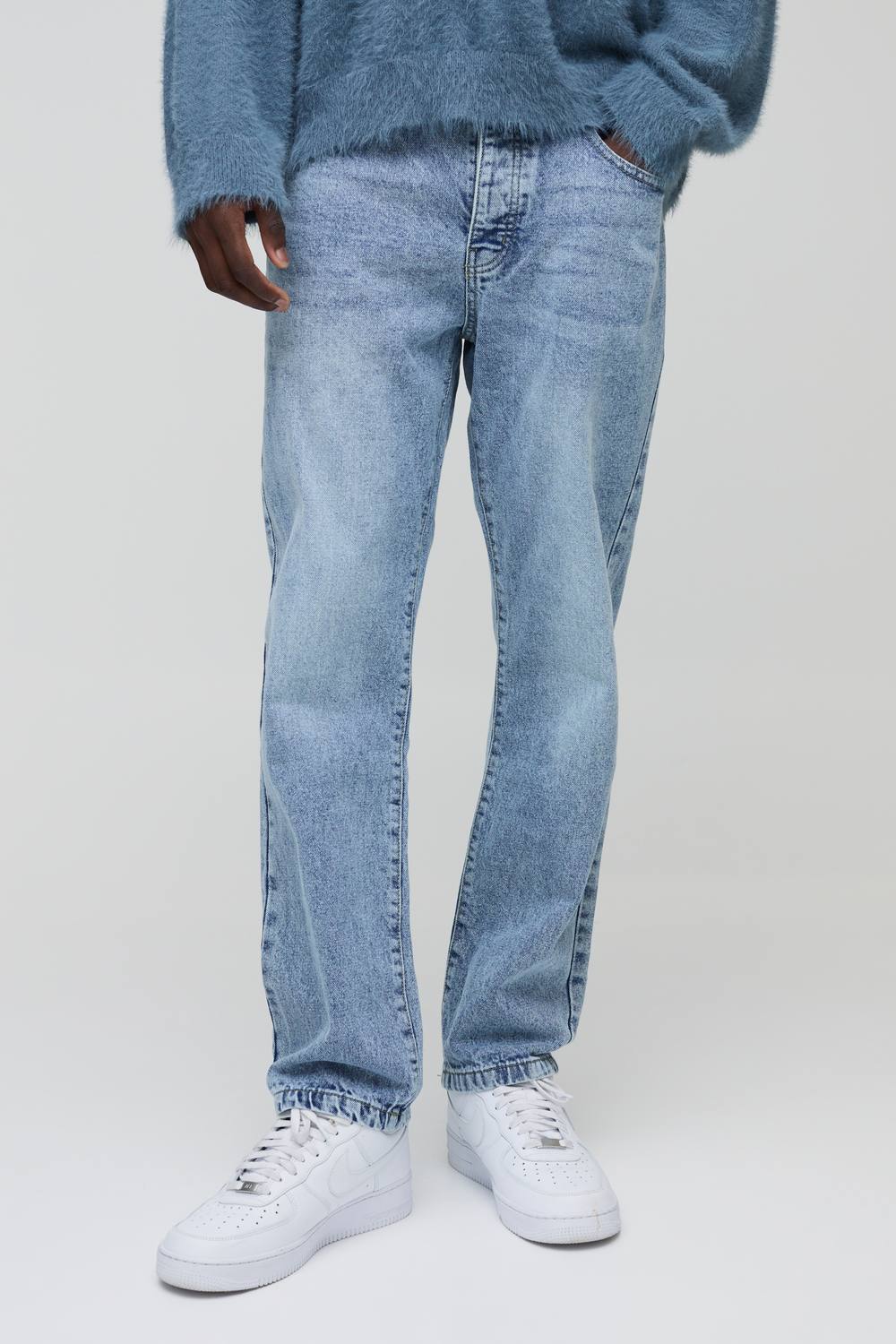 Essential Relaxed Fit Jeans | Light Blue | Size 36R