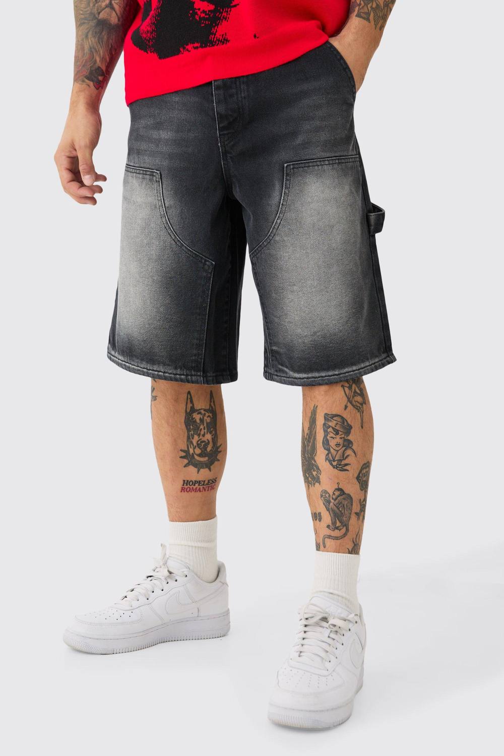 Carpenter Denim Jorts | Washed Black | Size 36