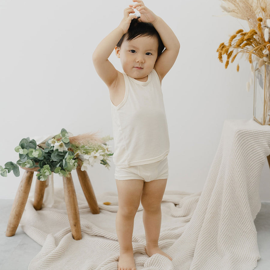 Boys' TENCEL™ Micro Modal Ultra Soft Boxer Briefs - Set of 2 | Size: 2-3 Y / 95 | Color: Sawyer - Green/Green