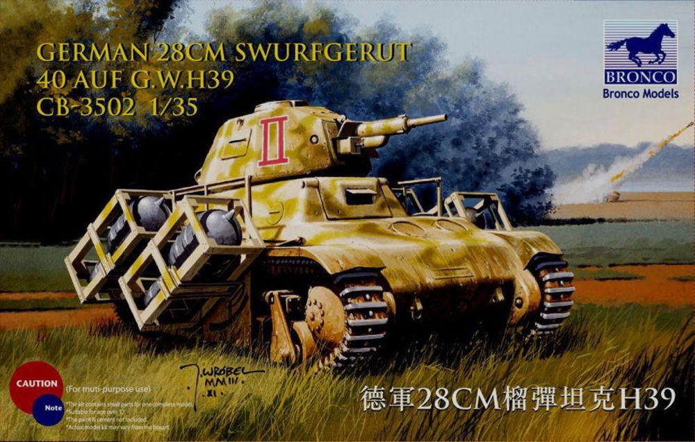German 28cm Swurfgerat 40 Auf G.W.H39
