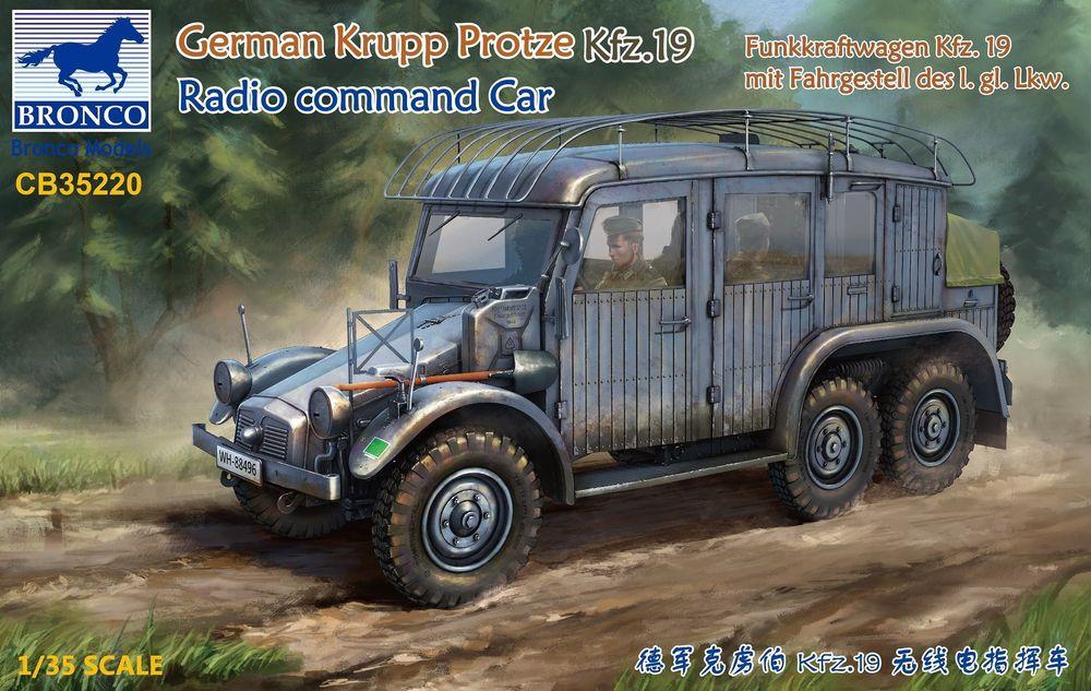 German Krupp Protze Kfz.19 Radio command Car