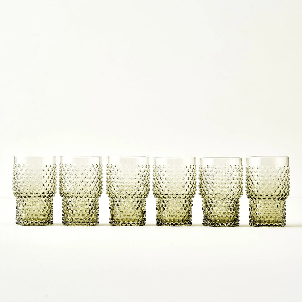 Bubble Hobnail Highball Glass (Set of 6)