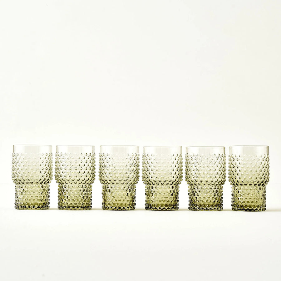 Bubble Hobnail Highball Glass (Set of 6)