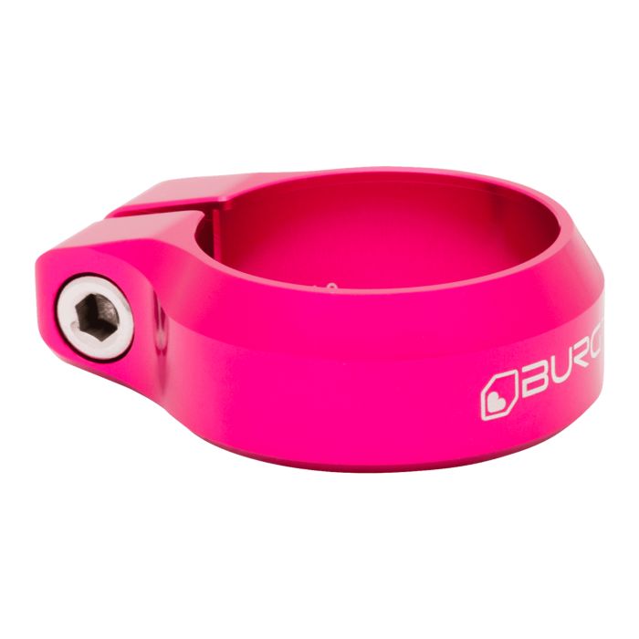 Burgtec Seat Clamp - Toxic Barbie Pink