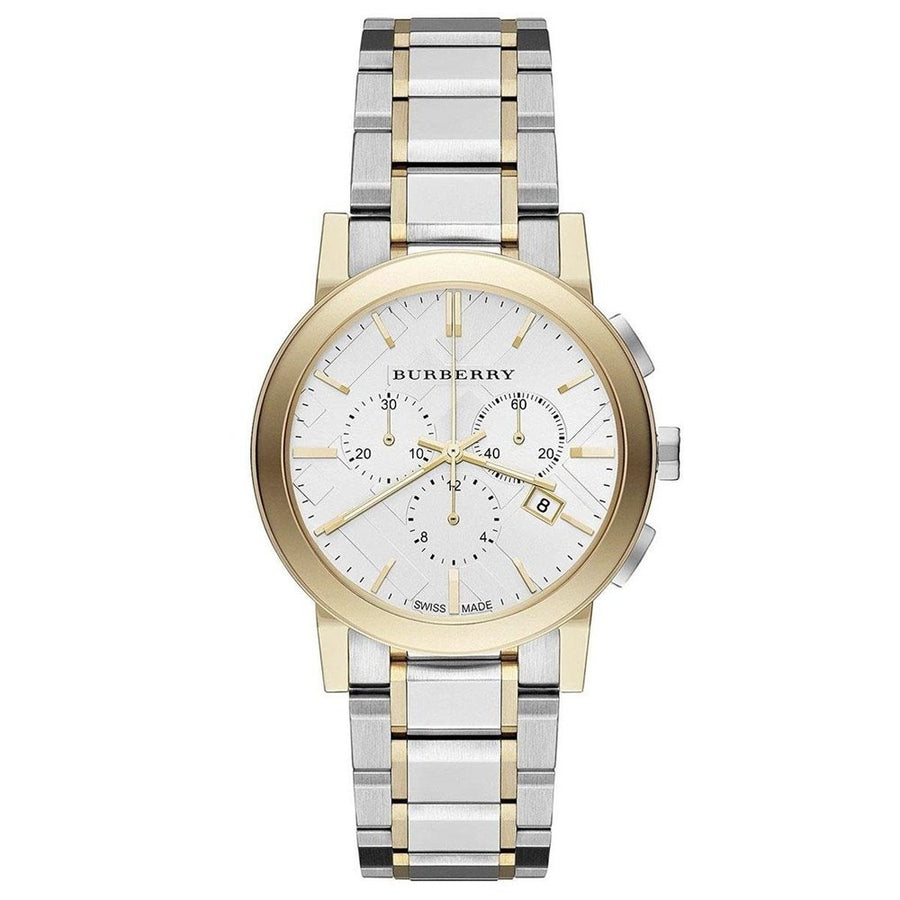 Burberry The City Two-Tone Chronograph Unisex Watch BU9751