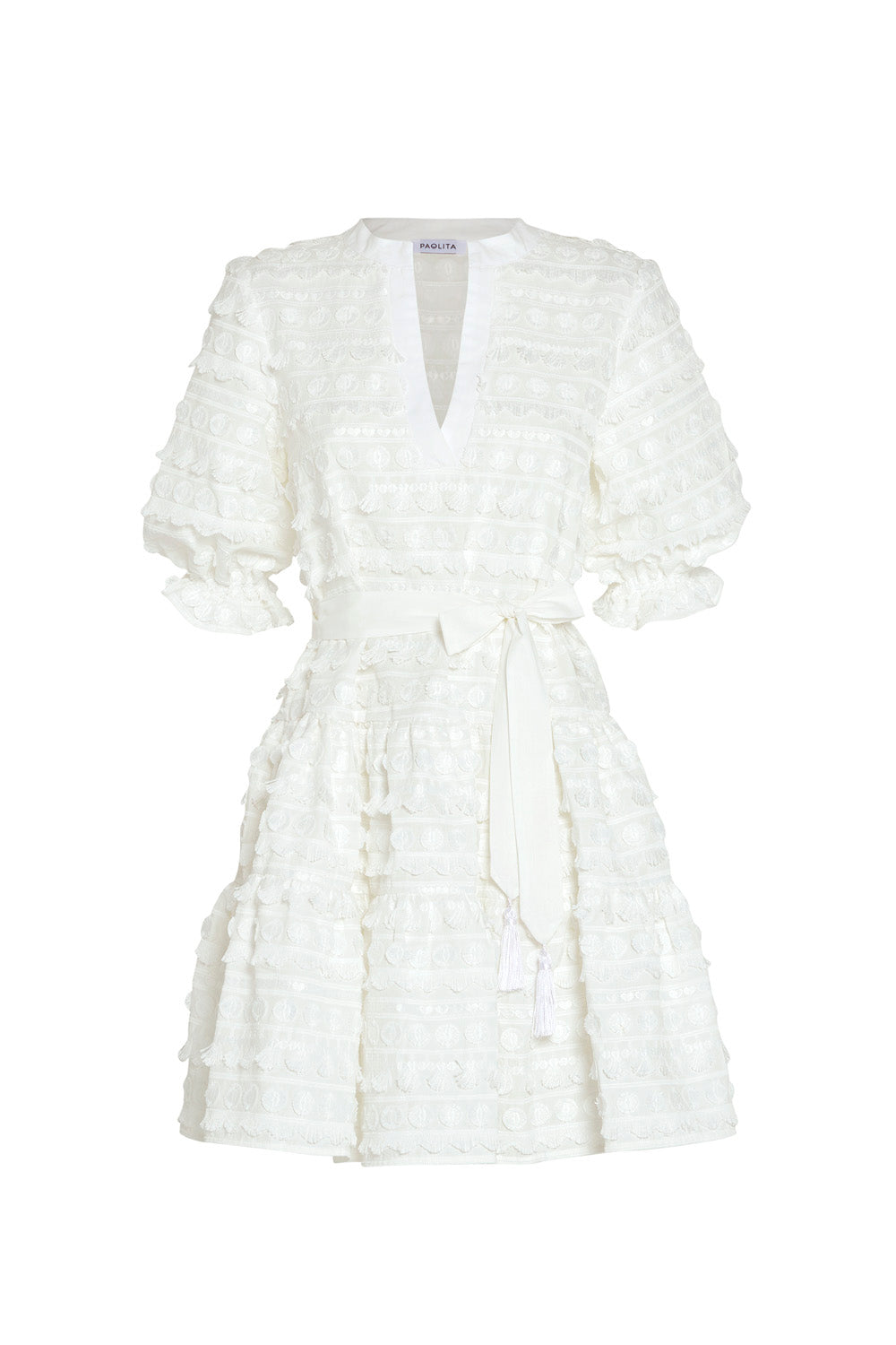Cachito Long Sleeve Ruffle Dress - XL