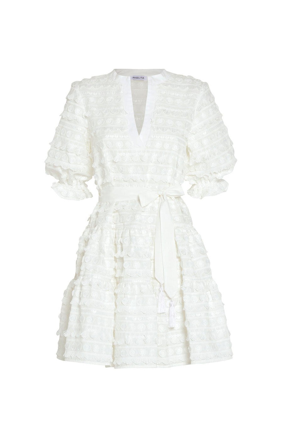 Cachito Long Sleeve Ruffle Dress - XL