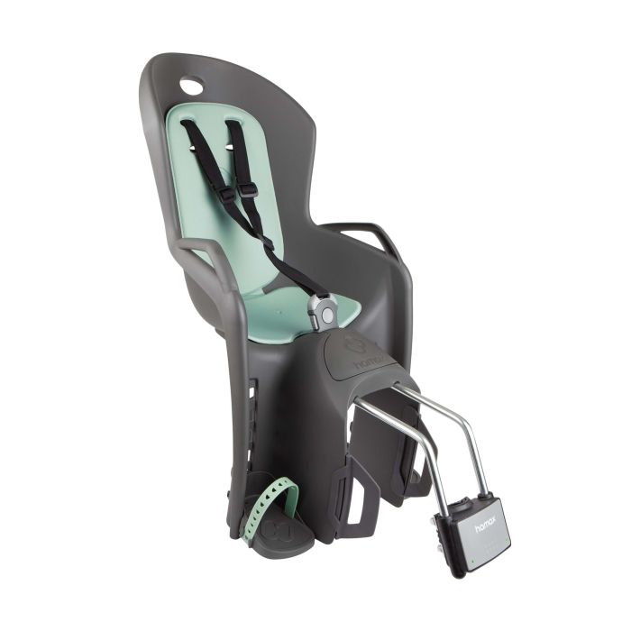 Hamax Amiga Child Bike Seat - Dark Grey / Green