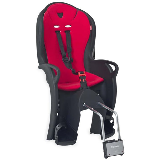 Hamax Kiss Child Bike Seat - Black / Red