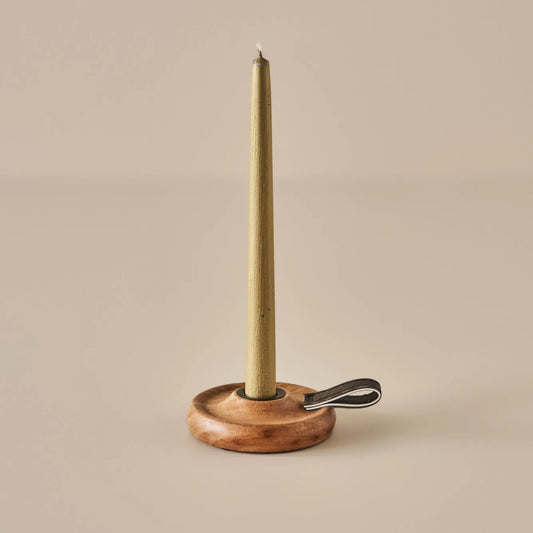 Carlo Wooden Candle Holder