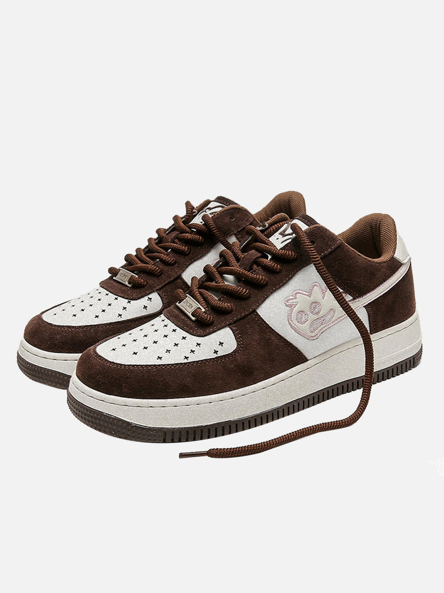 Little Monster Sneakers - Dark Brown / 36