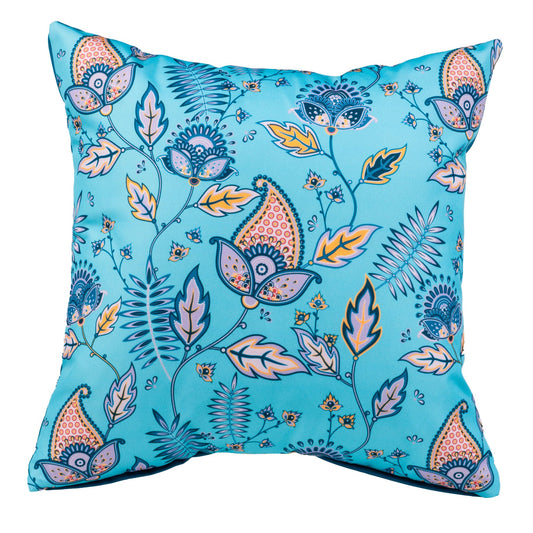 Mughal Print Outdoor Scatter Cushions Garden Decorative Square Pillows Water Resistant - Scatter Cushion