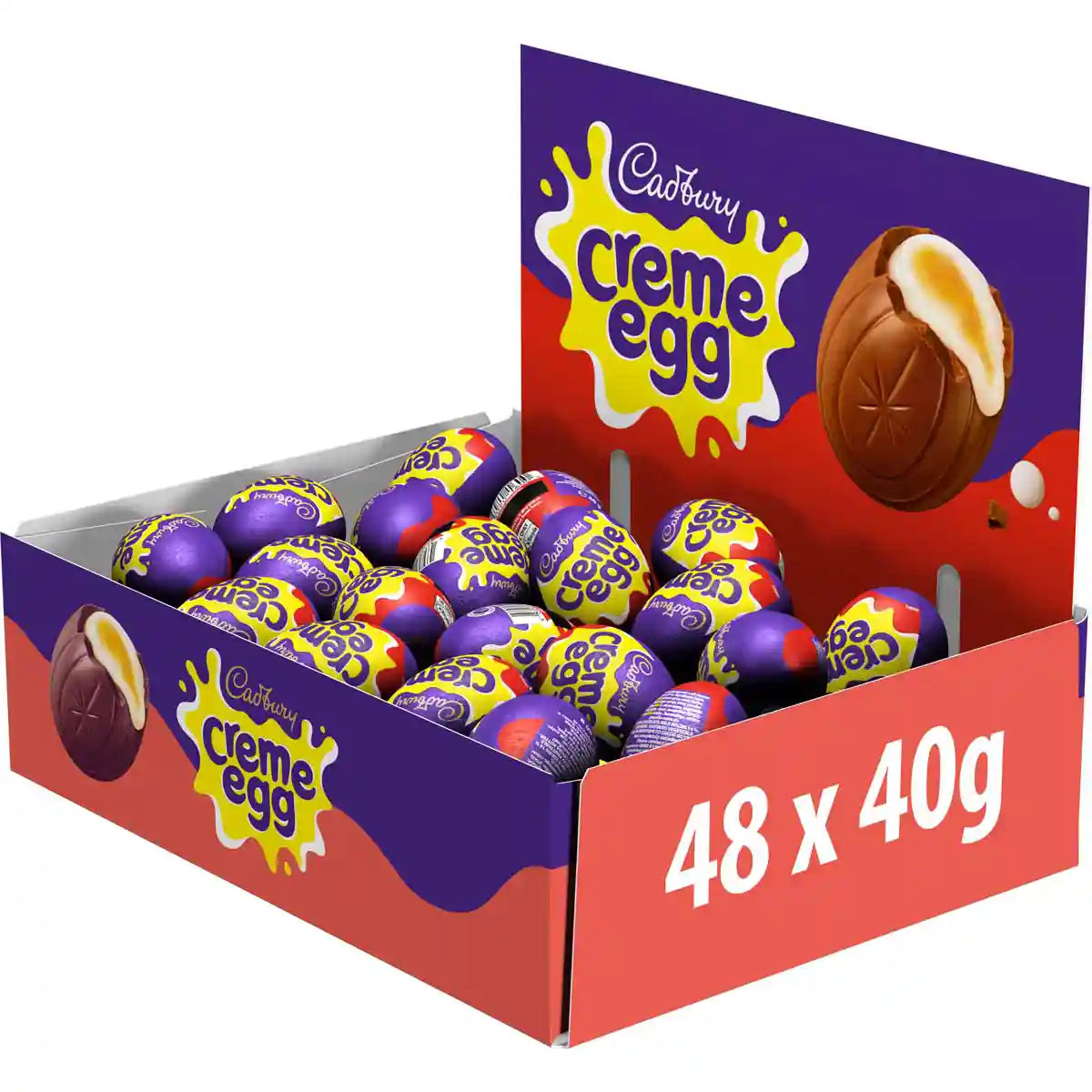 Cadbury Chocolate Creme Egg 40g (Box of 48)