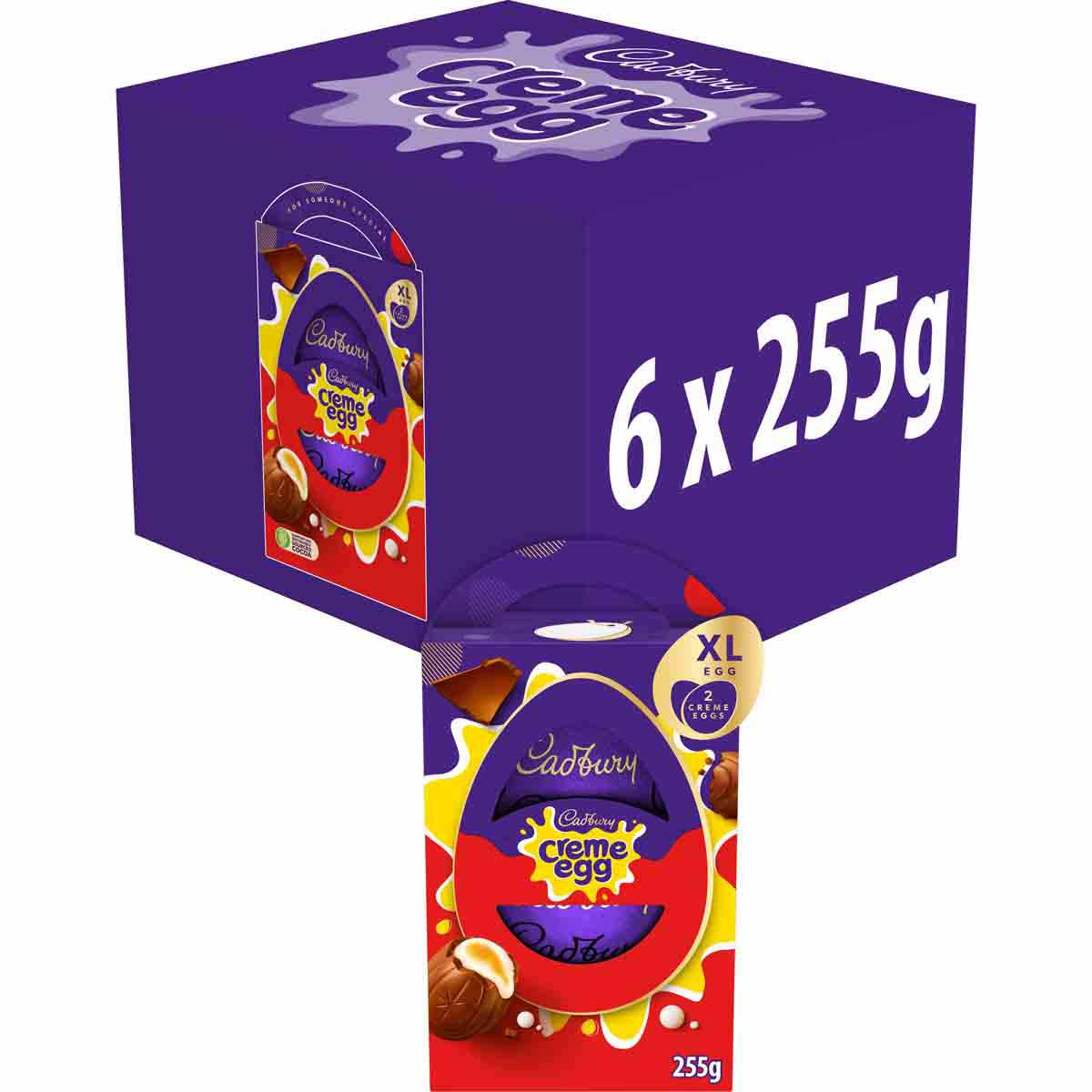 Cadbury Creme Egg Egg 255g XL (Box of 6)