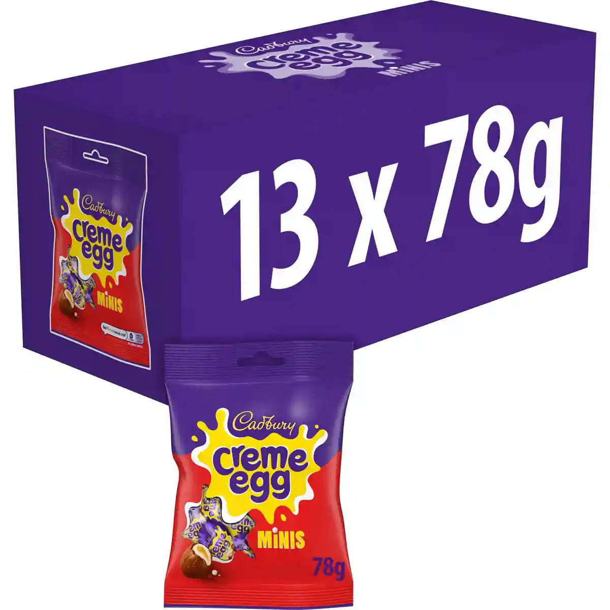 Cadbury Creme Egg Minis Bag 78g (Box of 13)