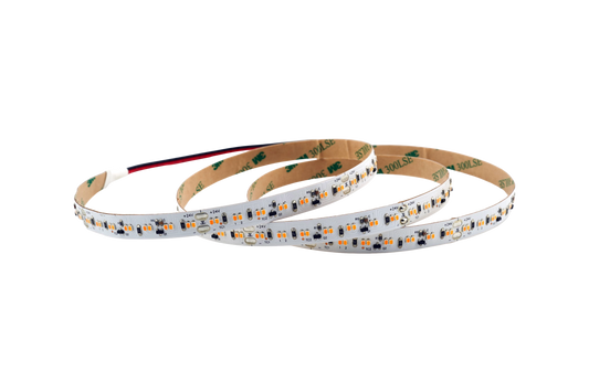 Dim to Warm LED Streifen 10 mm – 224 LEDs/m 2216, 24V, 16 W/m, 1488 lm/m, 5m – 1800–3000K CRI>90, IP20, Kerzenlicht