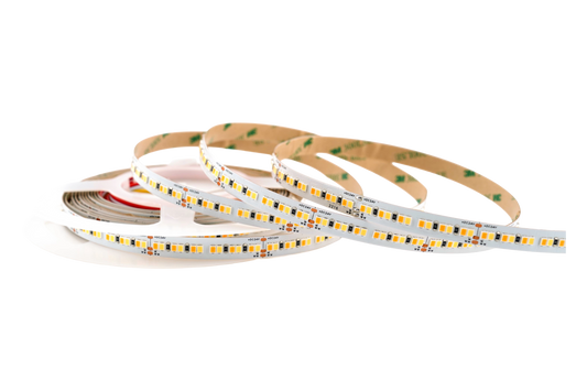 CCT LED Streifen 10 mm – 240 LEDs/m, 24V, 29W/m, 3260 lm/m, 5m – 2700-7000K CRI>95, IP20, Tunable White
