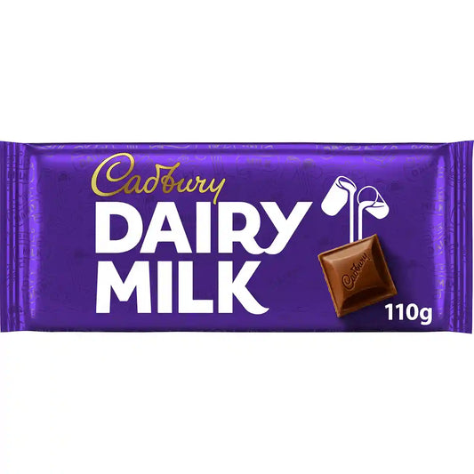 Cadbury Dairy Milk Chocolate Bar 110g
