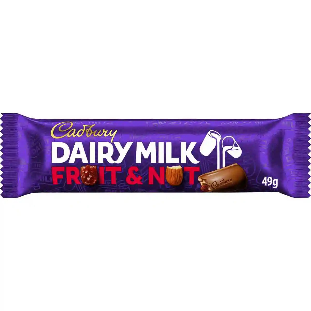 Dairy Milk Fruit & Nut Chocolate Bar 49g