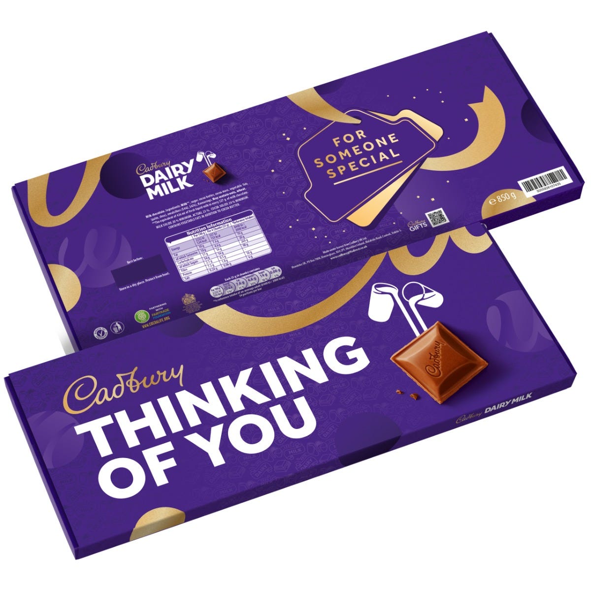 Cadbury Dairy Milk Thinking of You XL Chocolate Bar 850g