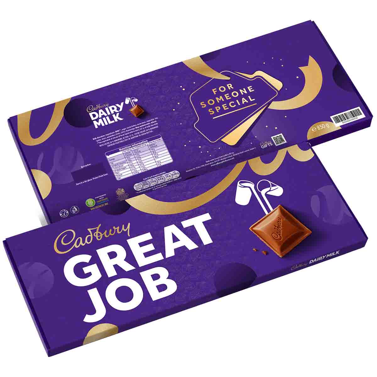 Cadbury Dairy Milk Great Job XL Chocolate Bar 850g