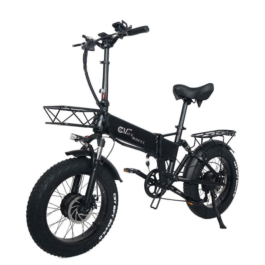 CMACEWHEEL RX20 Max-T Dual Motor 1500W 20-Inch Fat Tire Foldable Electric Mountain Bike with 48V 18Ah Battery