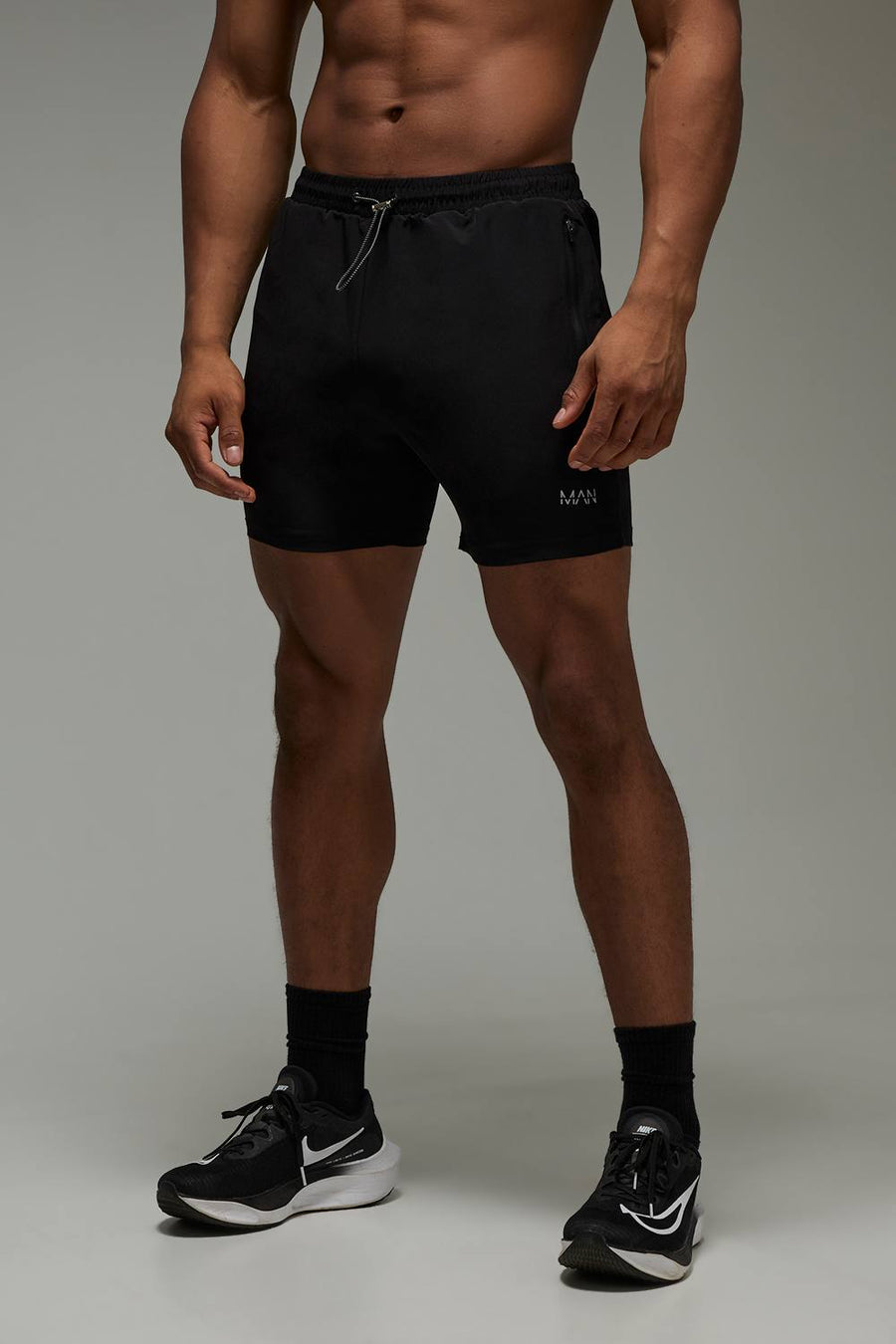 Man Active Gym 5inch Short | Black | Size Medium