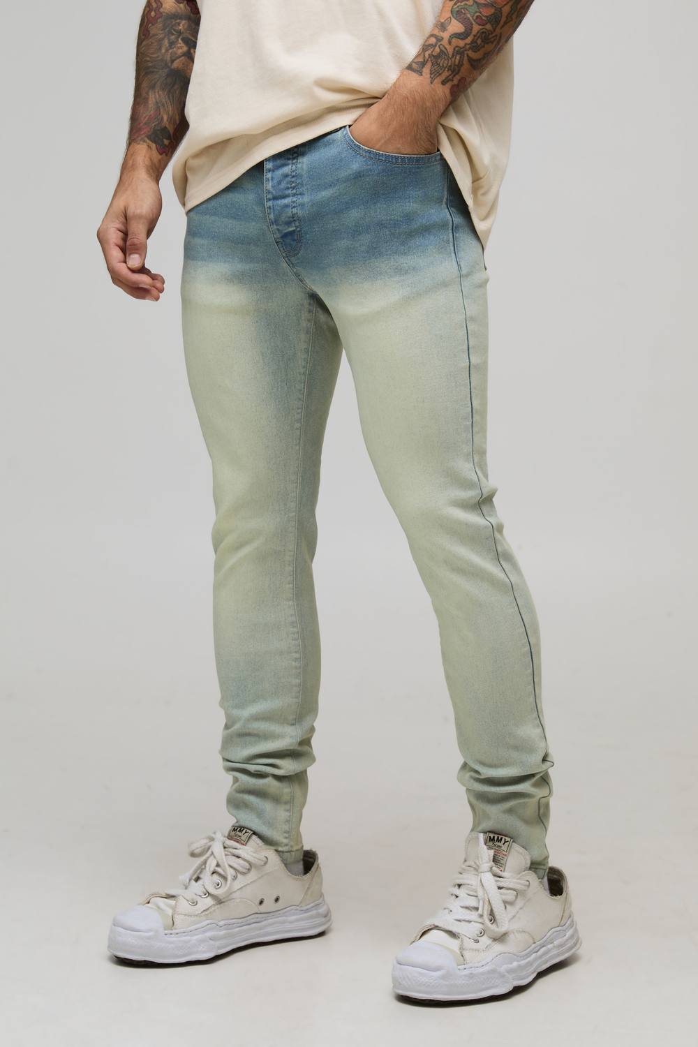 Skinny Fit Jeans | Stonewash | Size 36R