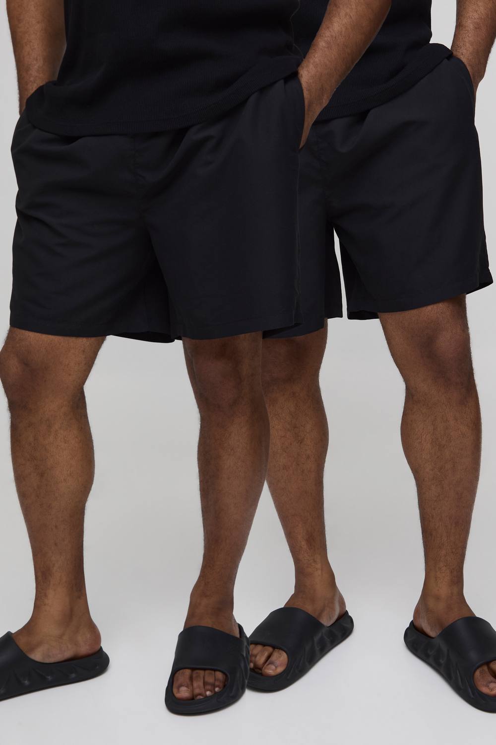 Plus 2 Pack Mid Length Swim Short | Size 5XL
