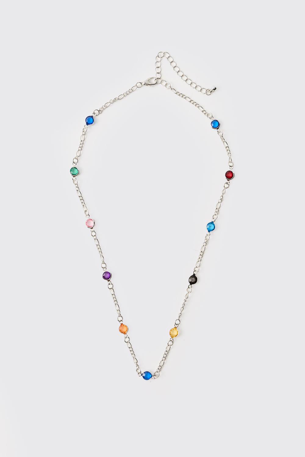 Gem Necklace | Silver